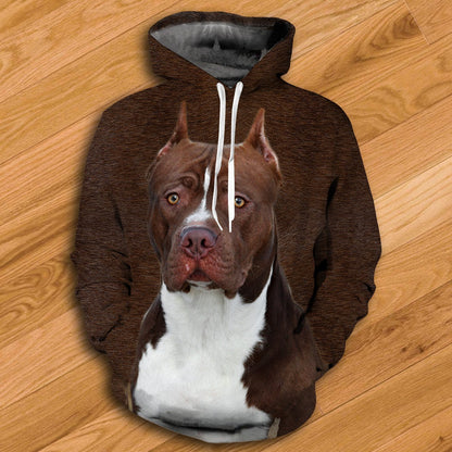 Pit Bull Terrier Hoodie - All Over