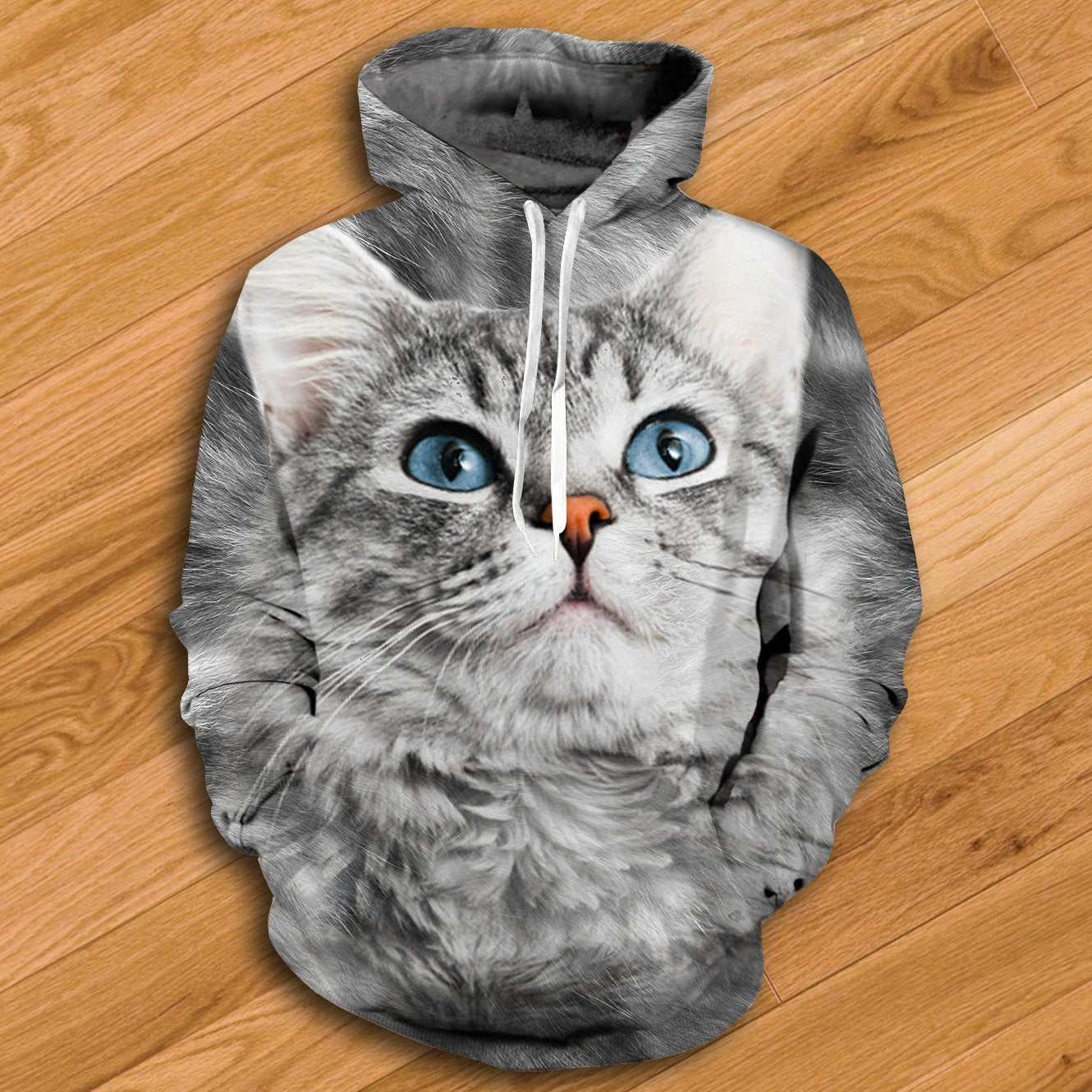 Cat Hoodie - All Over