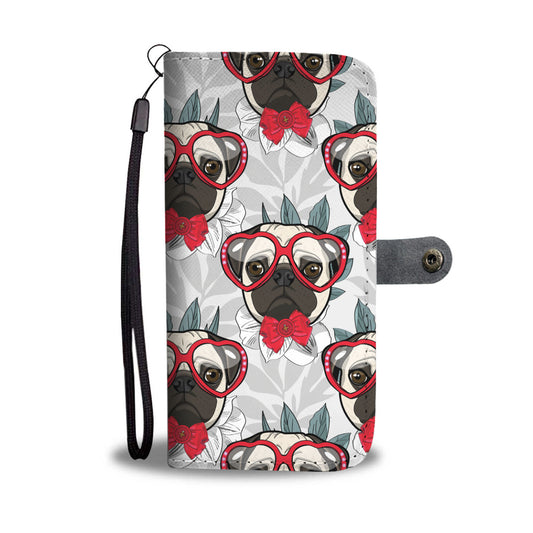 Cute Pug Wallet Case V3
