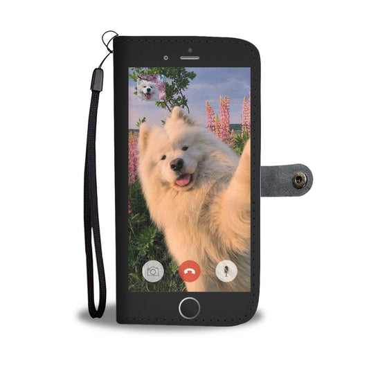 Face Time With Samoyed - Wallet Case V1