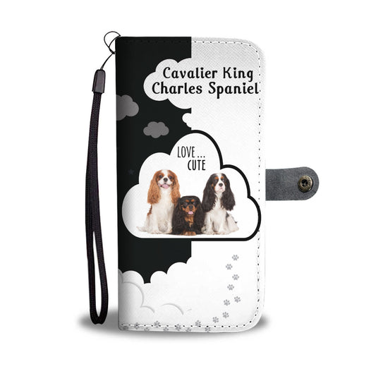 Cute Cavalier King Charles Spaniel - Wallet Case V4