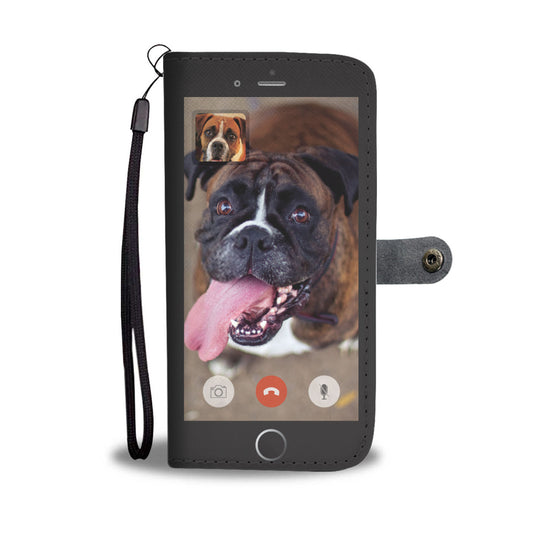 Face Time With Boxer - Wallet Case V1