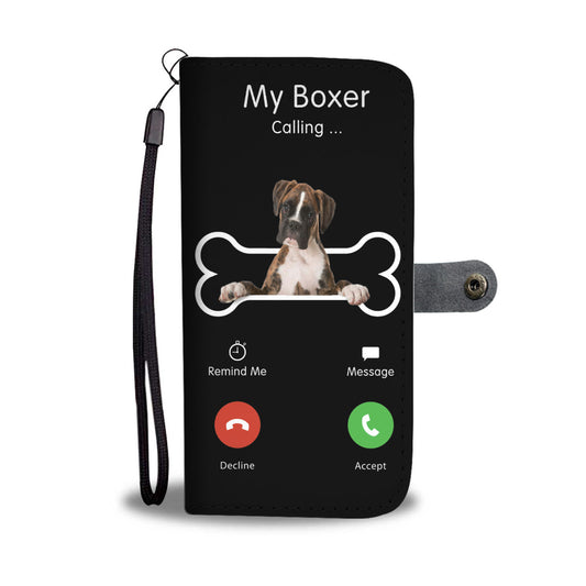 My Boxer Is Calling - Wallet Case V1