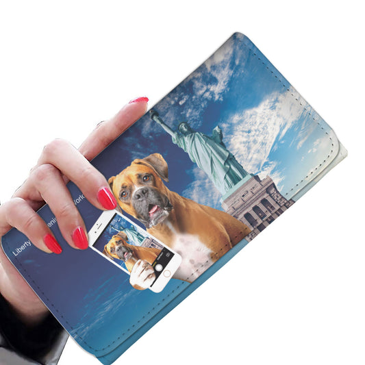 Explore The World With Your Boxer - Wallet Case V1