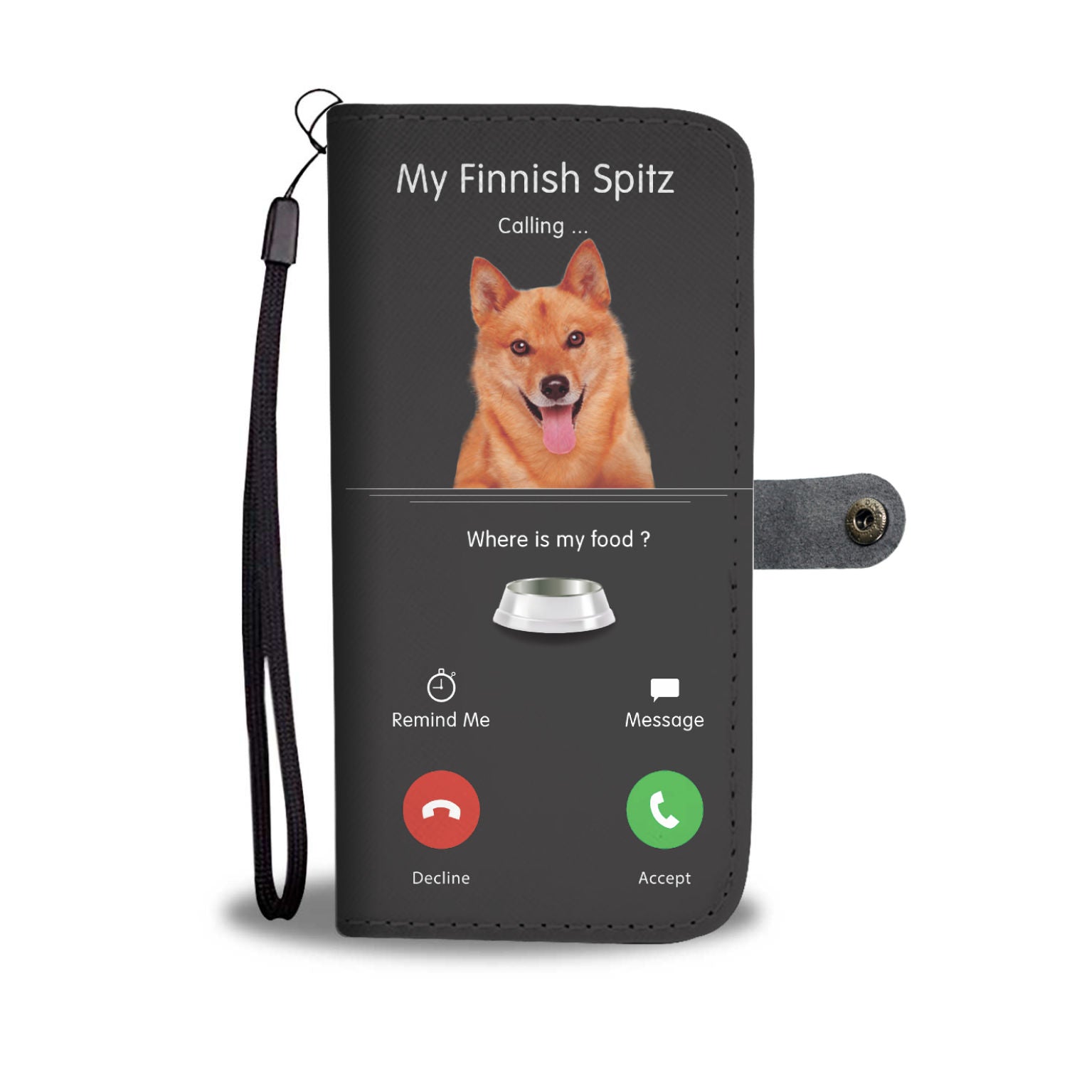 My Finnish Spitz Is Calling - Wallet Case V1