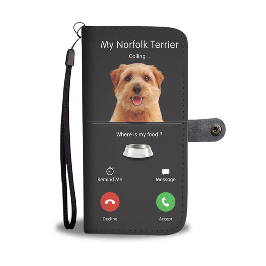My Norfolk Terrier Is Calling - Wallet Case V1