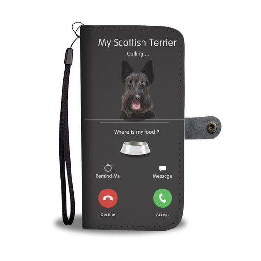My Scottish Terrier Is Calling - Wallet Case V2
