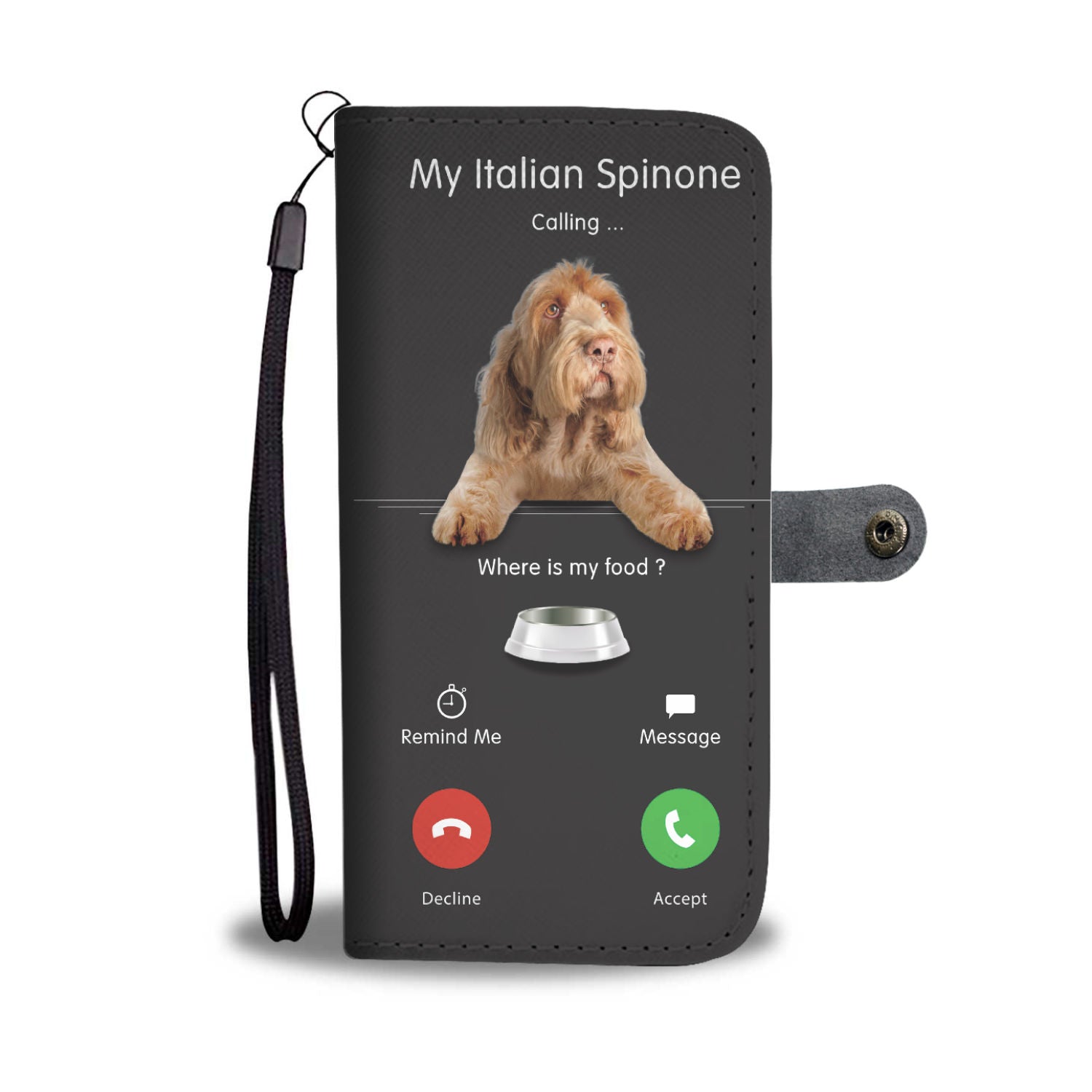 My Italian Spinone Is Calling - Wallet Case V1