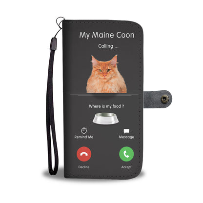 My Maine Coon Is Calling - Wallet Case V1