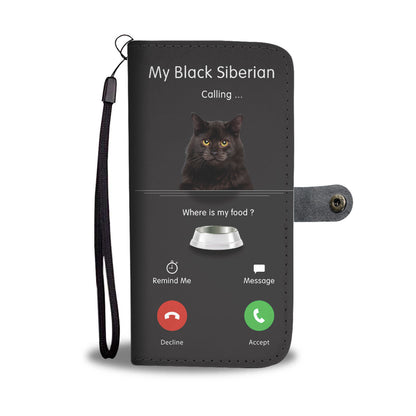 My Black Siberian Is Calling - Wallet Case V1