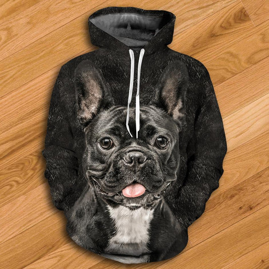 French Bulldog Hoodie - All Over