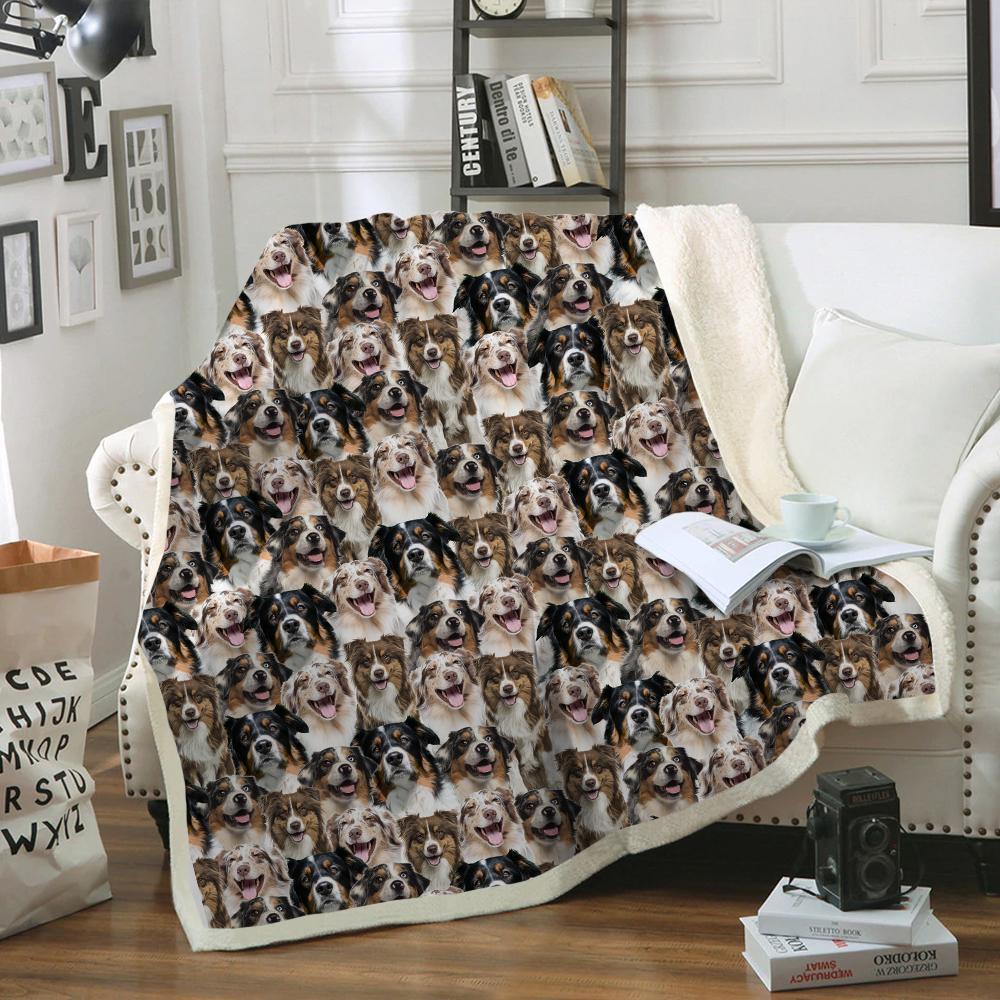 You Will Have A Bunch Of Australian Shepherds - Blanket V2