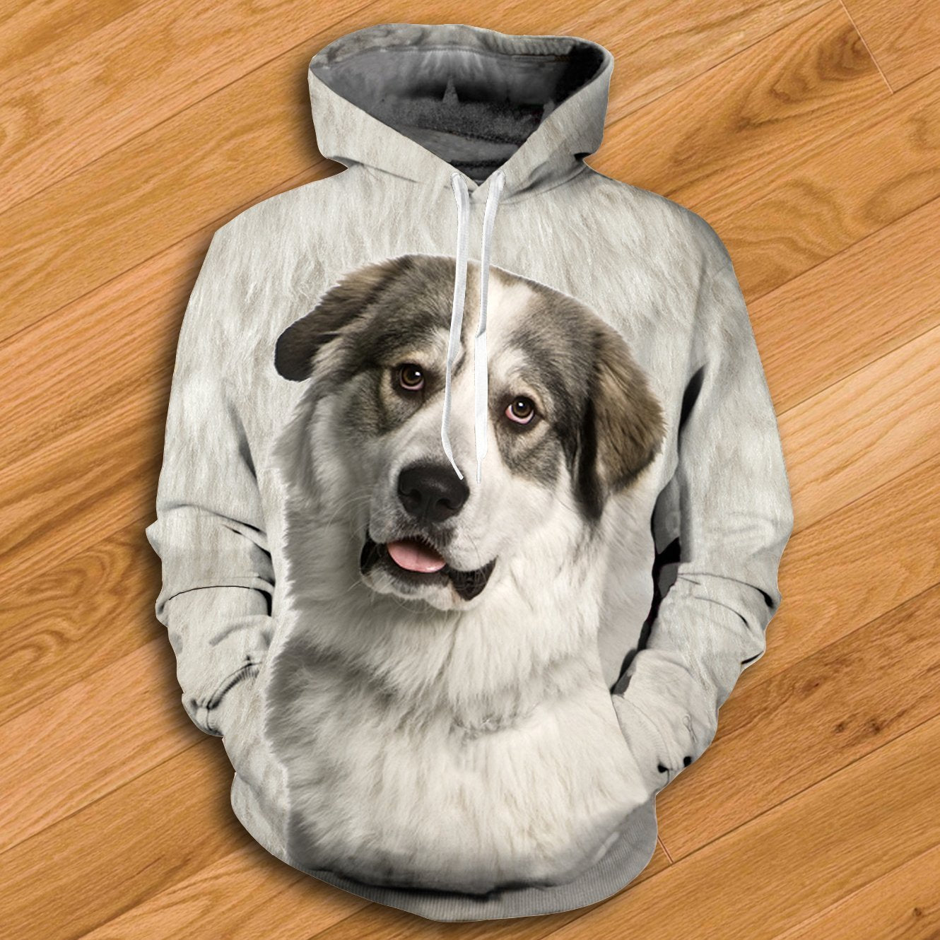 Great Pyrenees Hoodie - All Over
