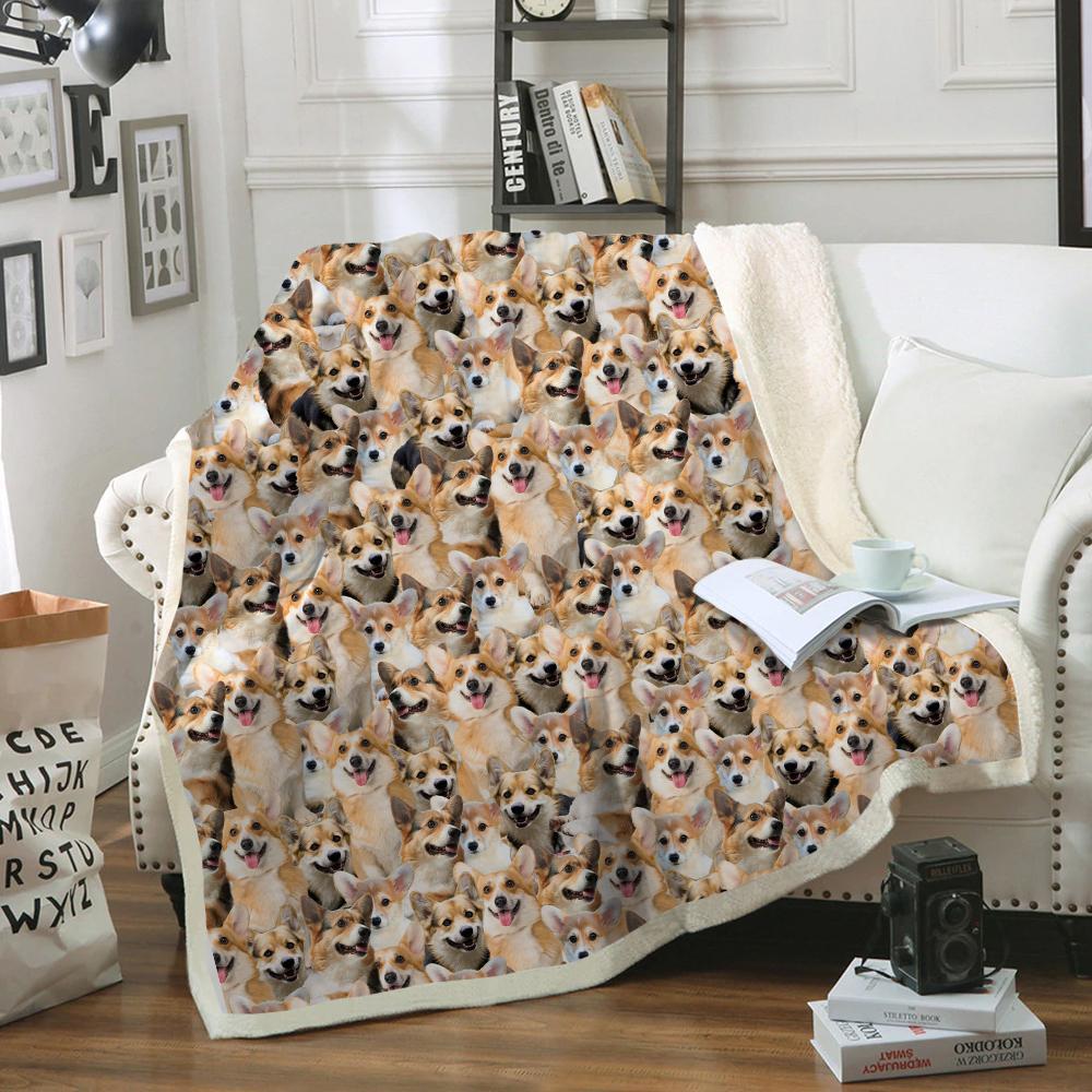 You Will Have A Bunch Of Welsh Corgies - Blanket V2