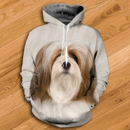 Lhasa Apso Hoodie - All Over