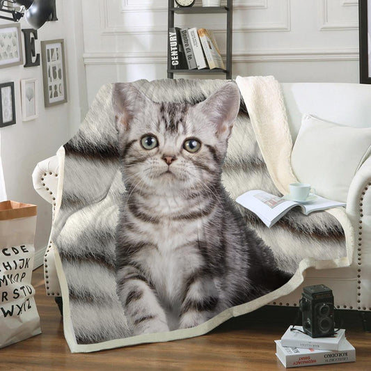 American Shorthair Cat Blanket