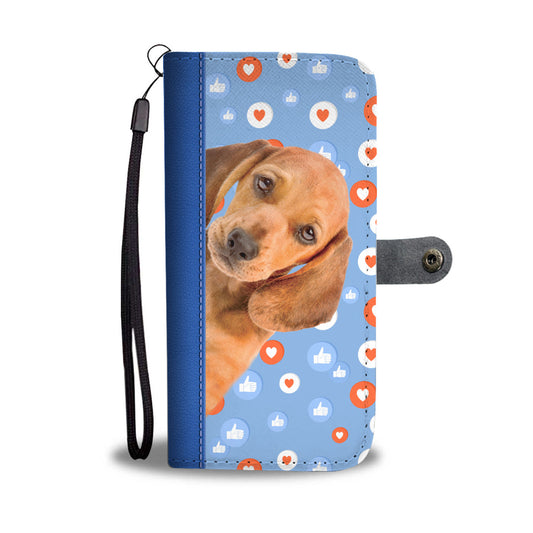 Like And Heart - Dachshund Wallet Case