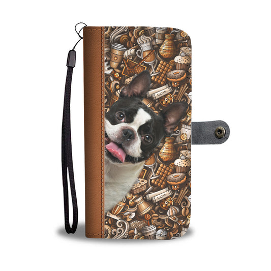 Coffee And Chill - Boston Terrier Wallet Case