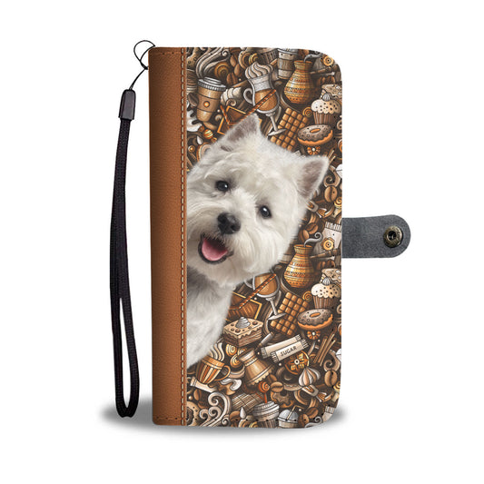 Coffee And Chill - West Highland White Terrier Wallet Case