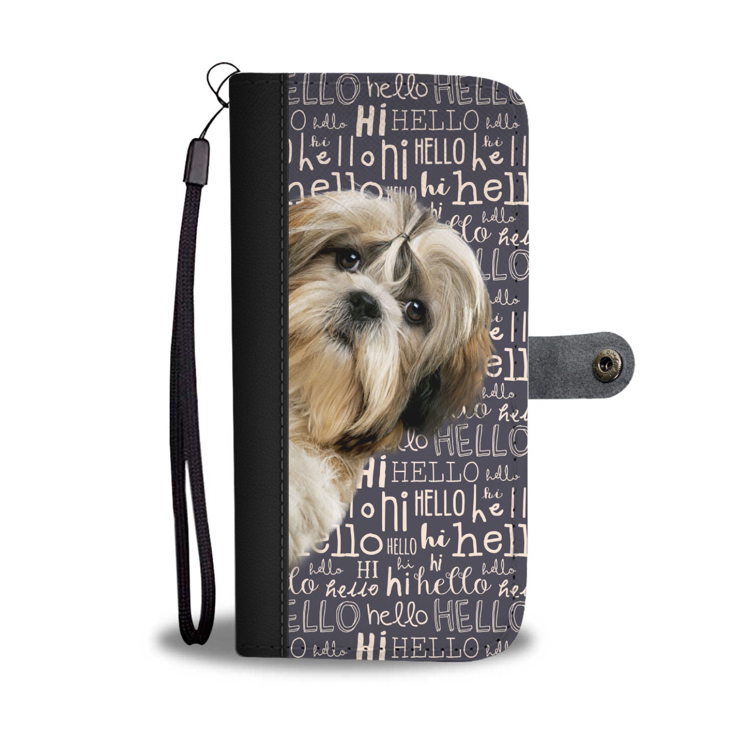 Hi - Shih Tzu Wallet Case