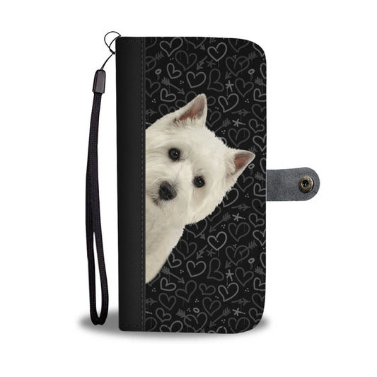 I'm Watching You, Sweetie - West Highland White Terrier Wallet Case