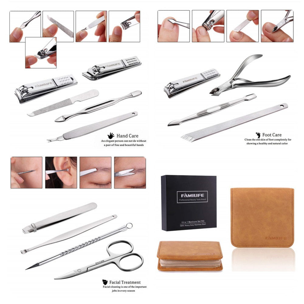 Professional Manicure Implements Kit MO 12