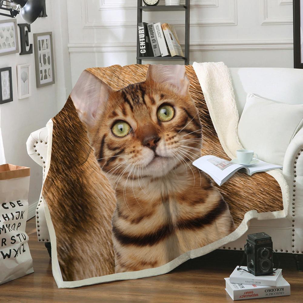Bengal Cat Blanket V2