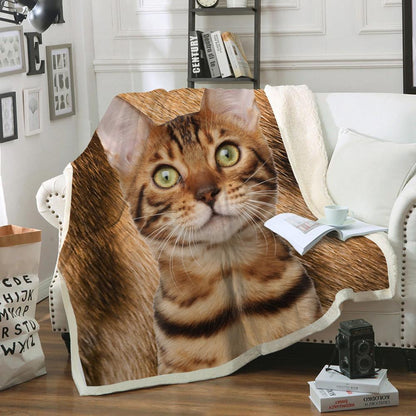 Bengal Cat Blanket V2