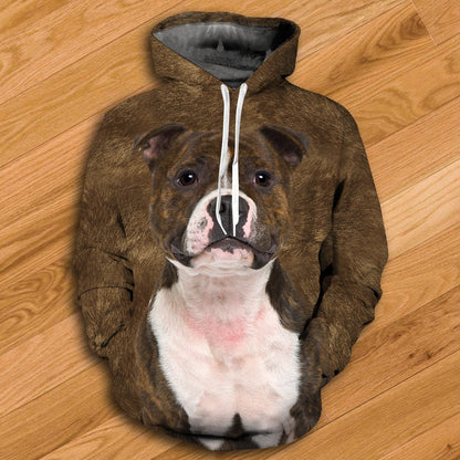 Staffordshire Bull Terrier Hoodie - All Over