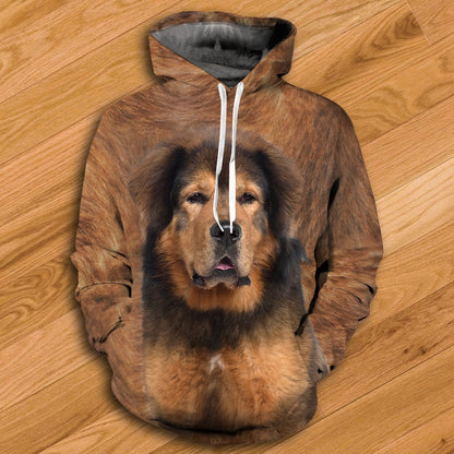 Tibetan Mastiff Hoodie - All Over