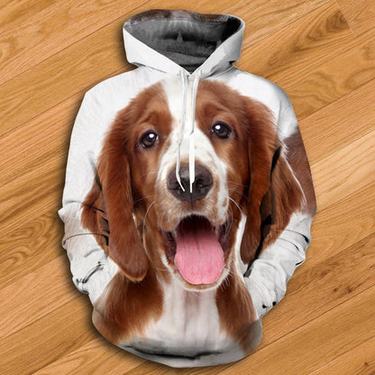 Welsh Springer Spaniel Hoodie - All Over