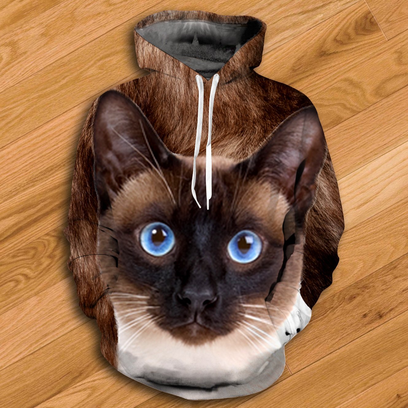 Balinese Cat Hoodie - All Over