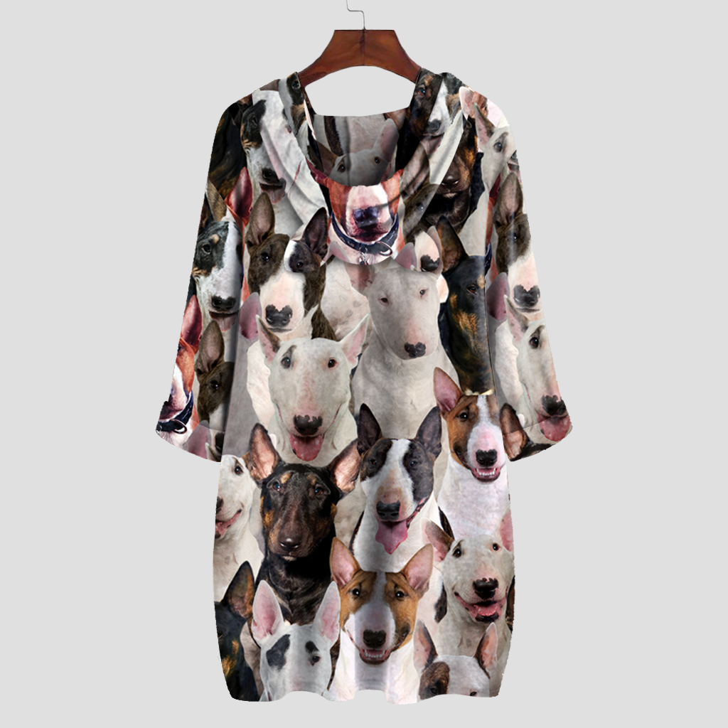 A Bunch Of Bull Terriers - Hoodie With Ears V1