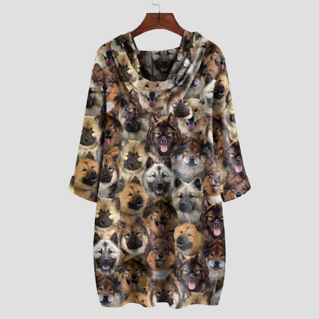 A Bunch Of Eurasiers - Hoodie With Ears V1