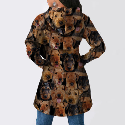 A Bunch Of Airedale Terriers - Fashion Long Hoodie V1