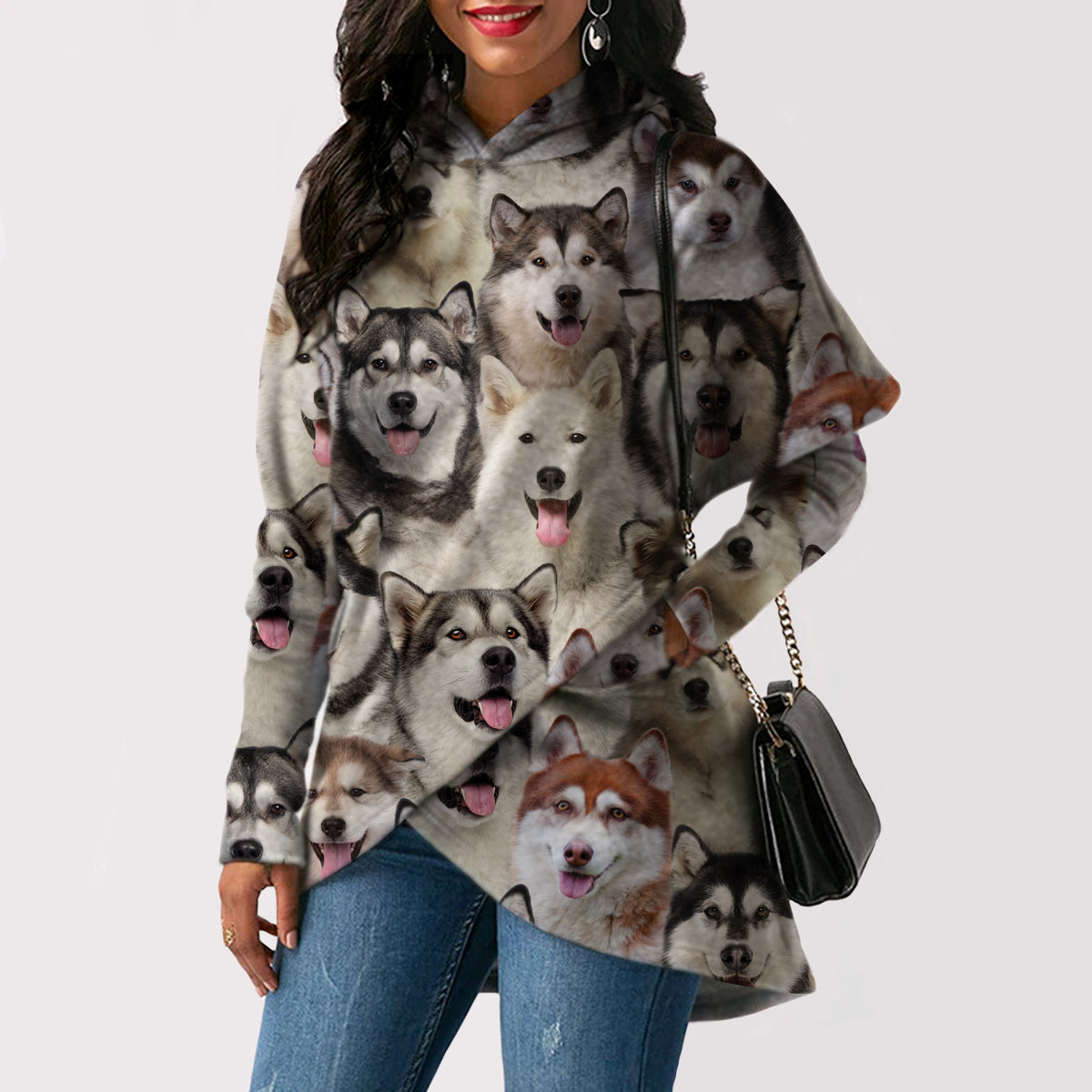 A Bunch Of Alaskan Malamutes - Fashion Long Hoodie V1