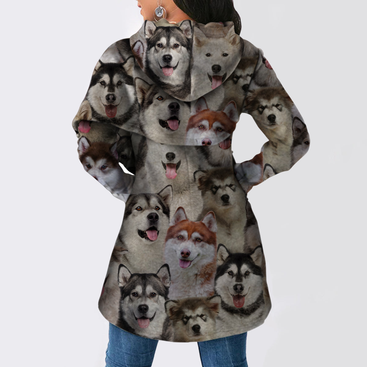 A Bunch Of Alaskan Malamutes - Fashion Long Hoodie V1