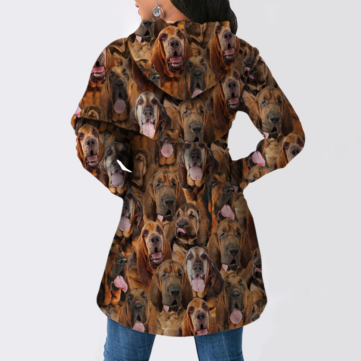 A Bunch Of Bloodhounds - Fashion Long Hoodie V1