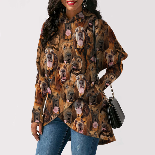 Ein Haufen Bluthunde - Fashion Long Hoodie V1