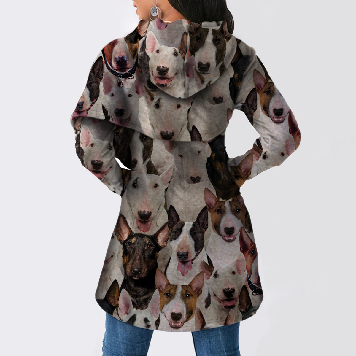 Ein Haufen Bullterrier - Fashion Long Hoodie V1