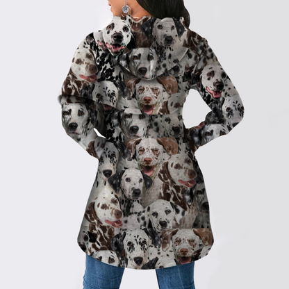 Ein Haufen Dalmatiner - Fashion Long Hoodie V1