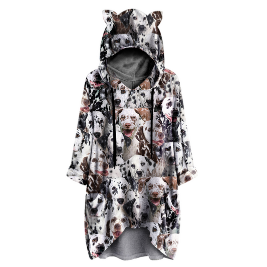 A Bunch Of Dalmatians - Hoodie With Ears V1