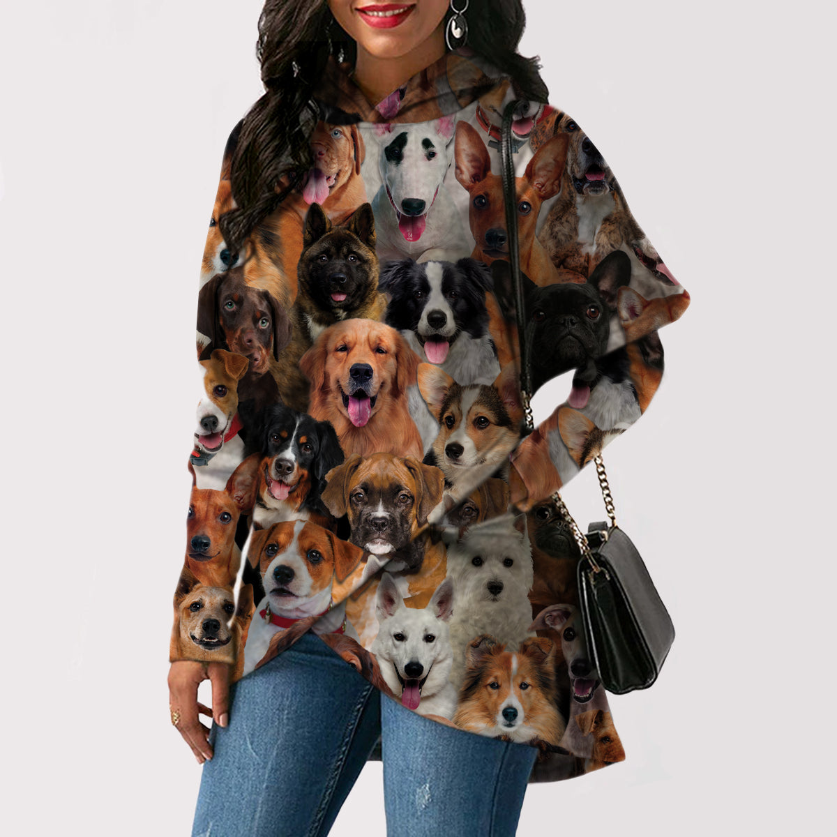 A Bunch Of Dogs - Fashion Long Hoodie V2