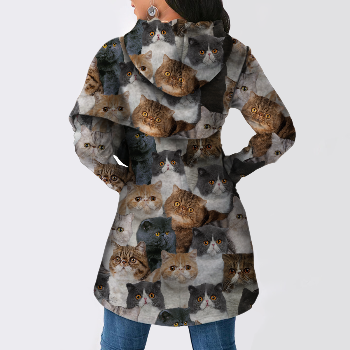 A Bunch Of Exotic Cats - Fashion Long Hoodie V1