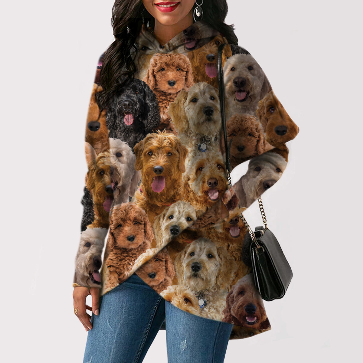 A Bunch Of Goldendoodles - Fashion Long Hoodie V1