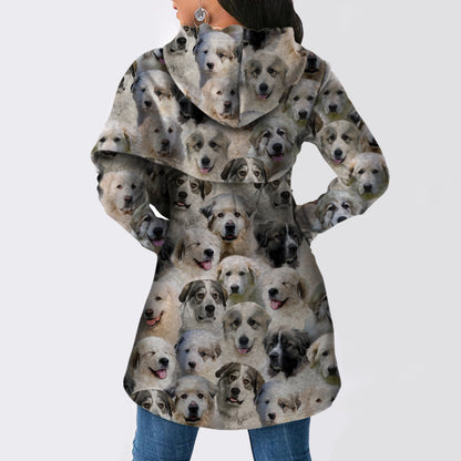 A Bunch Of Great Pyrenees - Fashion Long Hoodie V1
