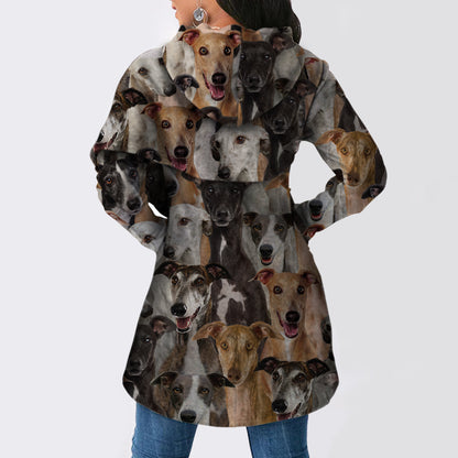 A Bunch Of Greyhounds - Fashion Long Hoodie V1