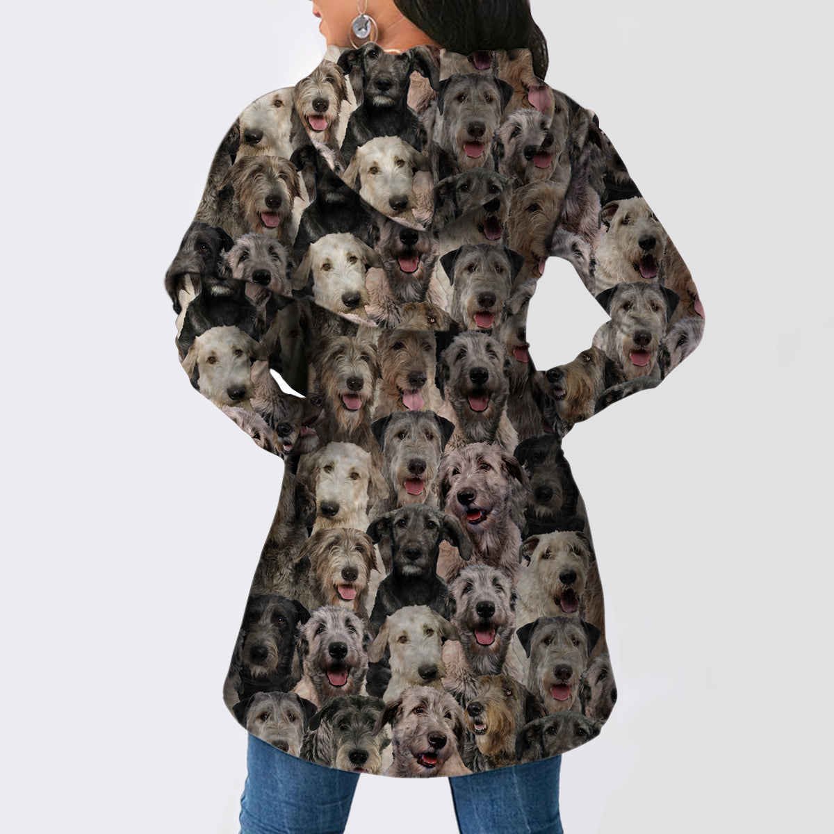 A Bunch Of Irish Wolfhounds - Fashion Long Hoodie V1