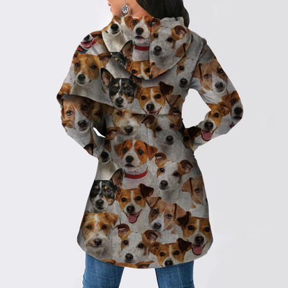 Ein Haufen Jack Russell Terrier - Fashion Long Hoodie V1