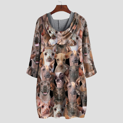 A Bunch Of Peruvian Inca Orchids - Hoodie With Ears V1